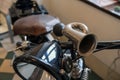 The detail of the old motorcycle Royalty Free Stock Photo