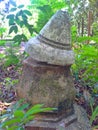 Detail of old pagoda , Songkhla , Thailand Royalty Free Stock Photo