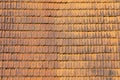 Detail of old red roof  tiles Royalty Free Stock Photo