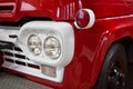 Vintage Fire Truck Details Royalty Free Stock Photo