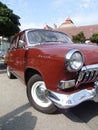 Detail of Old Russian limousine, GAZ-21 Volga