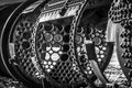 Detail of an old rusty wagon abandoned in the train cemetery of Uyuni Bolivia Royalty Free Stock Photo