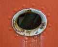 Detail from an old ship, a tugboat