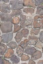 a detail of an old stone floor Royalty Free Stock Photo
