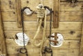 Antique torture shackles Royalty Free Stock Photo