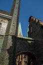 Detail of the old town hall of lubeck Royalty Free Stock Photo