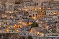 Detail of the old town of Matera Royalty Free Stock Photo