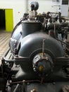 Detail of an old turbo generator