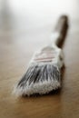 Detail of Old Used Paintbrush Paint Brush