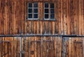 Detail of old and weathered barn doors