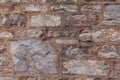 Old wheathered stone and brickwall Royalty Free Stock Photo