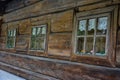 Detail of old wooden house Royalty Free Stock Photo