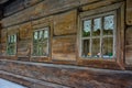 Detail of old wooden house Royalty Free Stock Photo