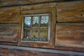 Detail of old wooden house