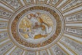 Detail from the ornated dome in the Mosque Cathedral of Cordoba, Andalusia, Spain Royalty Free Stock Photo