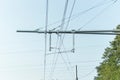 Detail of overhead contact wire from E-Highway