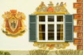 Detail of a painted house in Bavaria