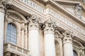 Detail of the Palace of the Vatican, Royalty Free Stock Photo