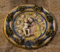 Detail of the Palazzo dei Priori, Volterra Royalty Free Stock Photo