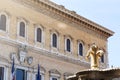 Detail of Palazzo Farnese in Rome Royalty Free Stock Photo