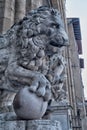 Detail Palazzo Vecchio or Palazzo della Signoria in Florence, Italy.