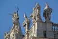 Detail of Papal Archbasilica of St. John Lateran in Rome Royalty Free Stock Photo