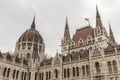 Detail of the parliament building in Budapest Royalty Free Stock Photo