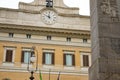 detail of the parliament building in Rome
