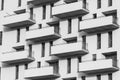 Detail of a part of the facade of a modern building Royalty Free Stock Photo