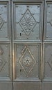 Detail part of old church door Royalty Free Stock Photo