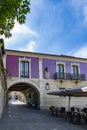 Detail of the passage arch in the Mendez NuÃÂ±ez square in Pontevedra