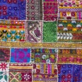 Detail patchwork carpet