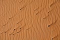 Detail of pattern Sand dunes in the desert , Nature and landsca