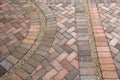 Detail of Pavers Royalty Free Stock Photo