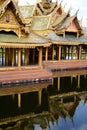 Detail of Pavilion of the enlightened. Muang Boran, the Ancient City. Bangpoo. Samut Prakan province. Thailand