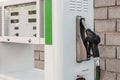 Detail of petrol pump