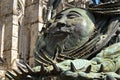 Detail photo of Peace Fountain is located next to the Cathedral of Saint John the Divine in Morningside Heights in New York.