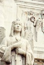 Statues in mausoleum of The Andrassy family Royalty Free Stock Photo