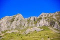 Detail of Piatra Secuiului Szekelyko Mountain in the picturesque area of Rimetea village, Romania.