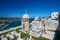 Detail of the picturesque cemetery in the Asturian town of Luarca.