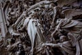 Detail of the Pieta scene in bas-relief at Milan's Cathedral doors, Royalty Free Stock Photo