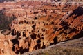 Detail, pinnacles and hoodoos of red Navajo sandstone