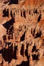 Detail, pinnacles and hoodoos of red Navajo sandstone