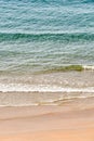 Detail of playa arnia at Arnia beach Pielagos, Cantabria, spain europe