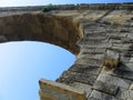 Detail of the pont du gard Royalty Free Stock Photo