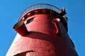 Detail of Poolbeg lighthouse Dublin port