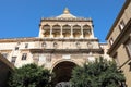 Detail of Porta Nuova a monumental city gate of Palermo, Sicily, Italy Royalty Free Stock Photo