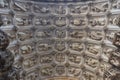 Detail of a portal of a church in Dijon