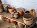 old clay pots Royalty Free Stock Photo