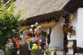 Detail of Pottery house in Tihany at Lake Balaton